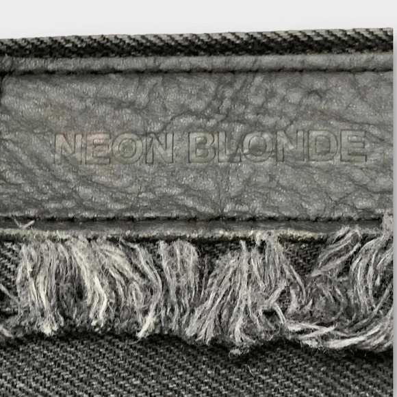 Neon Blonde Siren Mum Fit Jeans - Picture 8 of 13